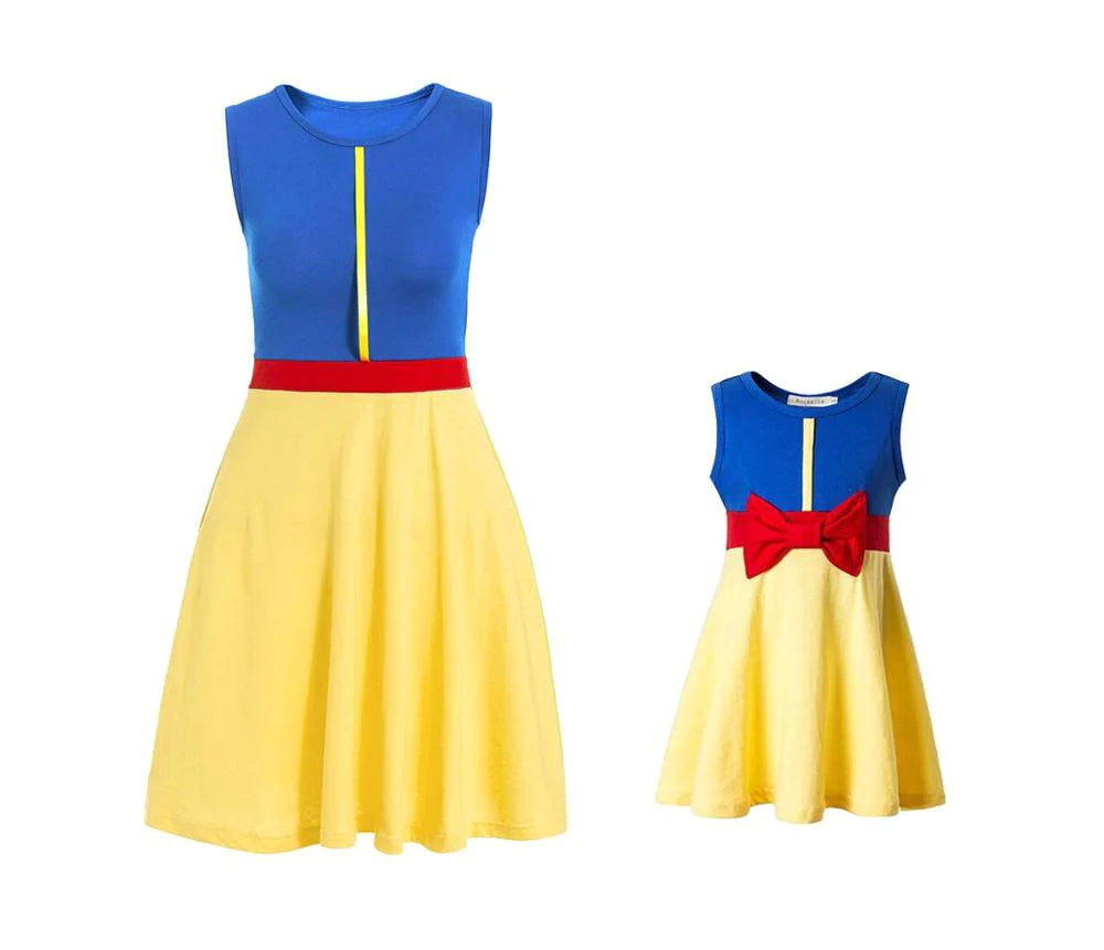 Fantasia branca deals de neve mae e filha