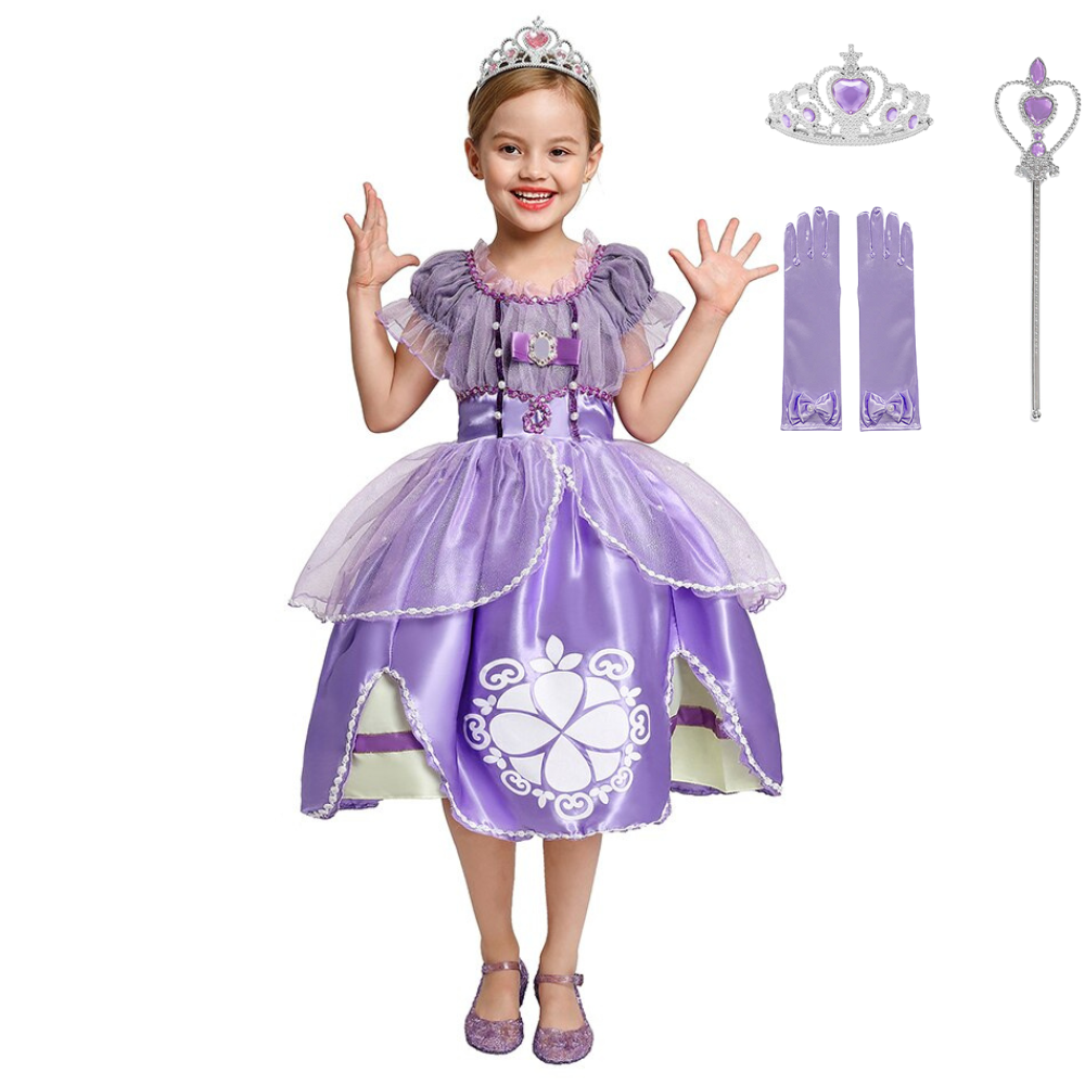 Vestido Fantasia Infantil Princesinha Sofia - Emfantasy