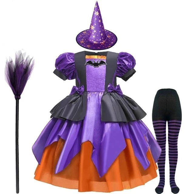 Vestido Bruxa Abracadabra Halloween