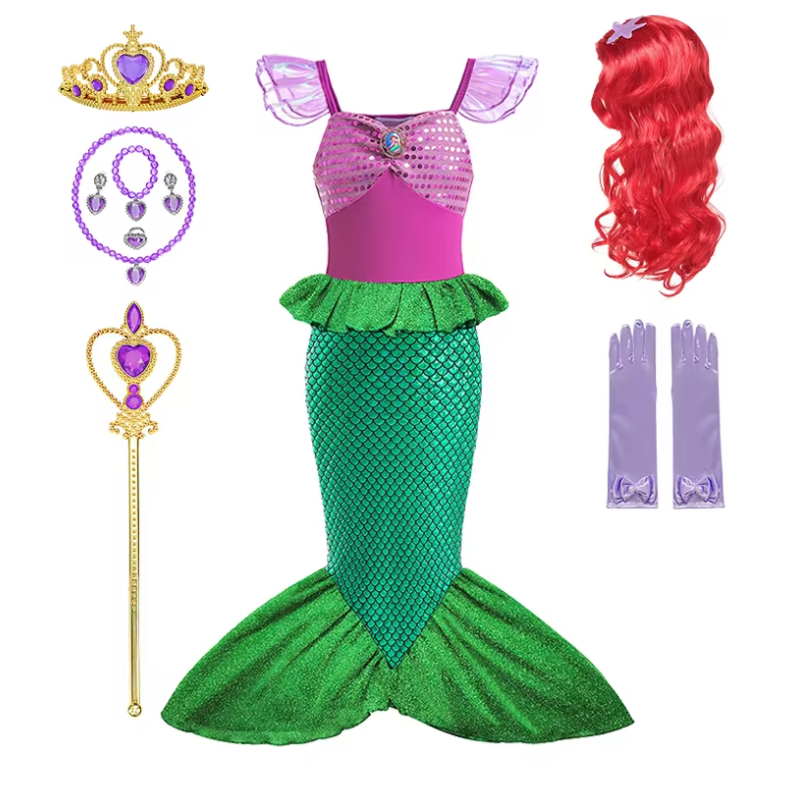 Fantasia Ariel Premium - Pequena Sereia