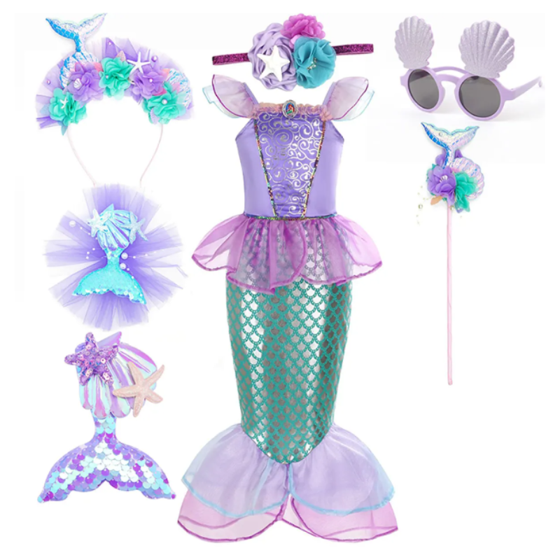 Fantasia Ariel Princesa do Mar - Pequena Sereia