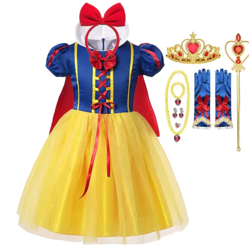 Vestido Branca de Neve Dia das Crianças