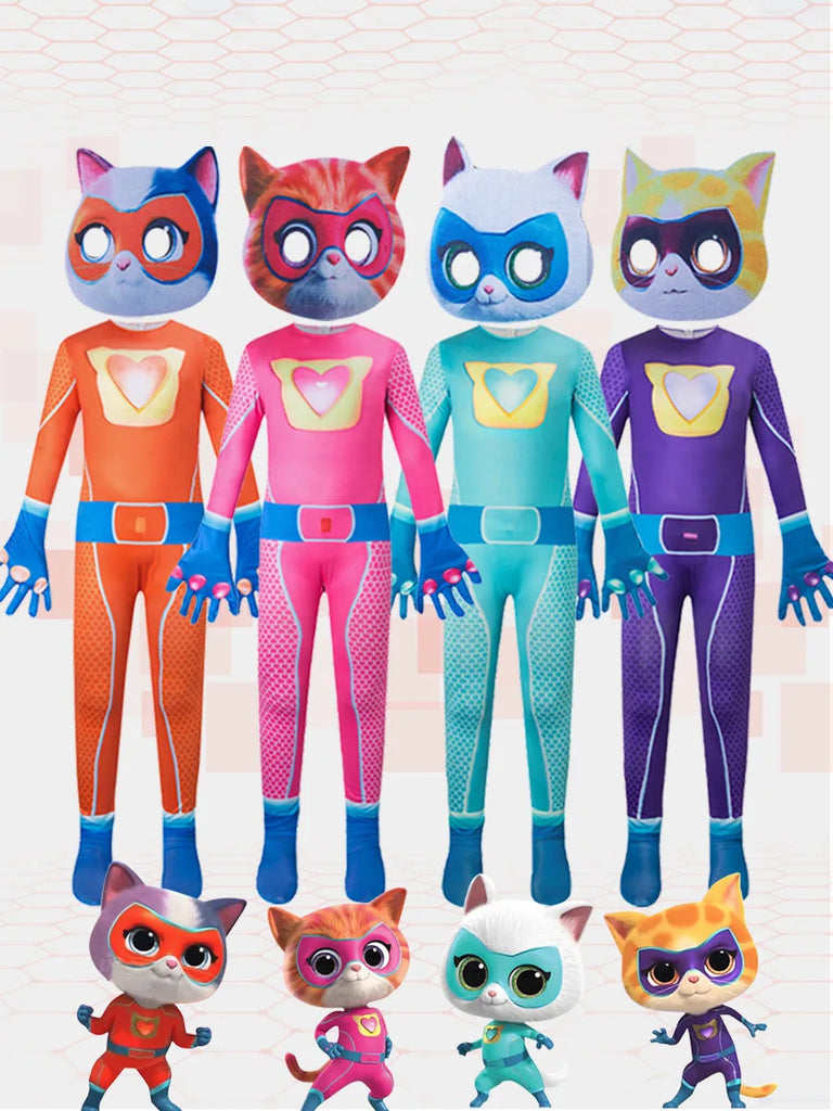 Fantasia Supergatinhos Infantil