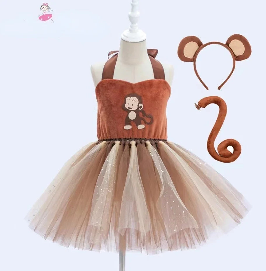 Vestido Macaco Infantil