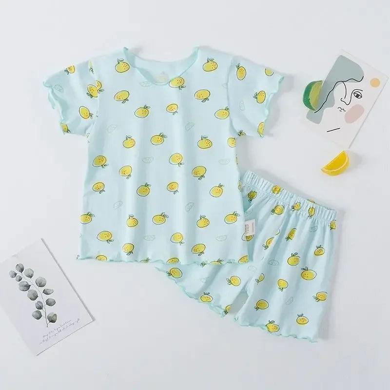 Pijama Infantil de Verão Frutas