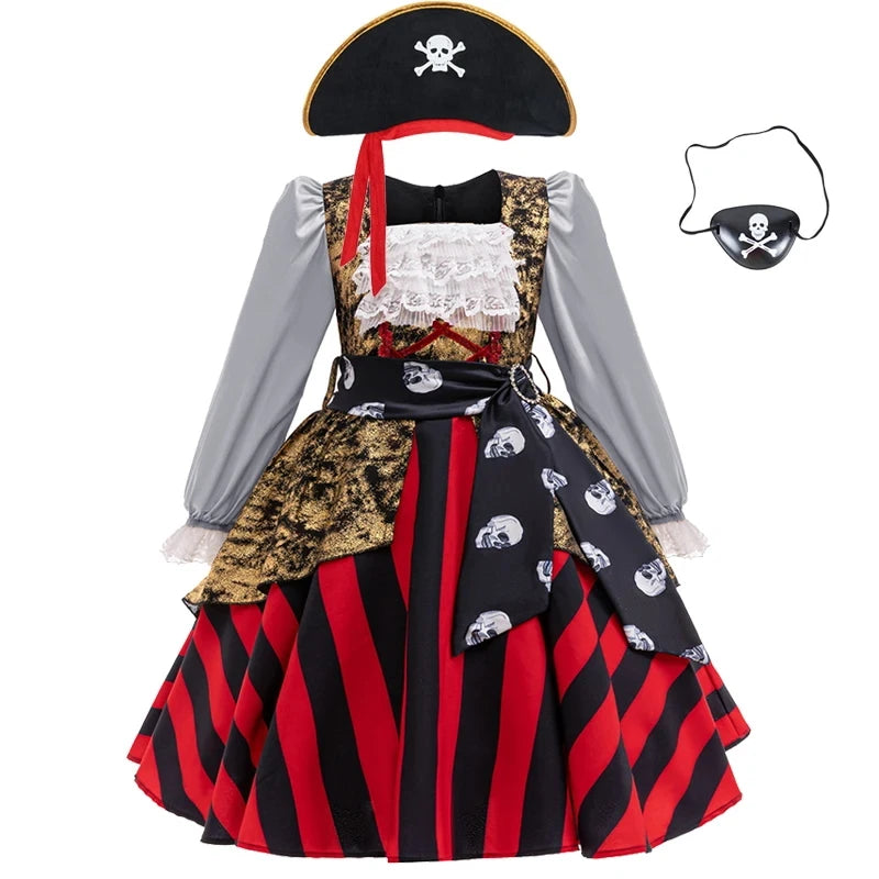 Vestido Pirata Infantil