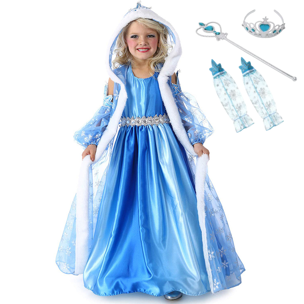 Fantasia Elsa Frozen Inverno - Magia