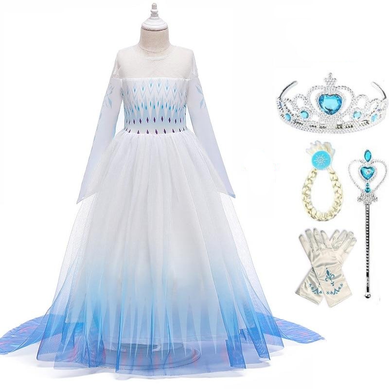 Vestido Elsa Frozen - Festa de Princesa