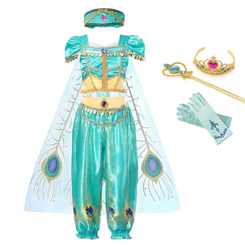 Fantasia Princesa Jasmine Luxo (Aladdin) - Carnaval