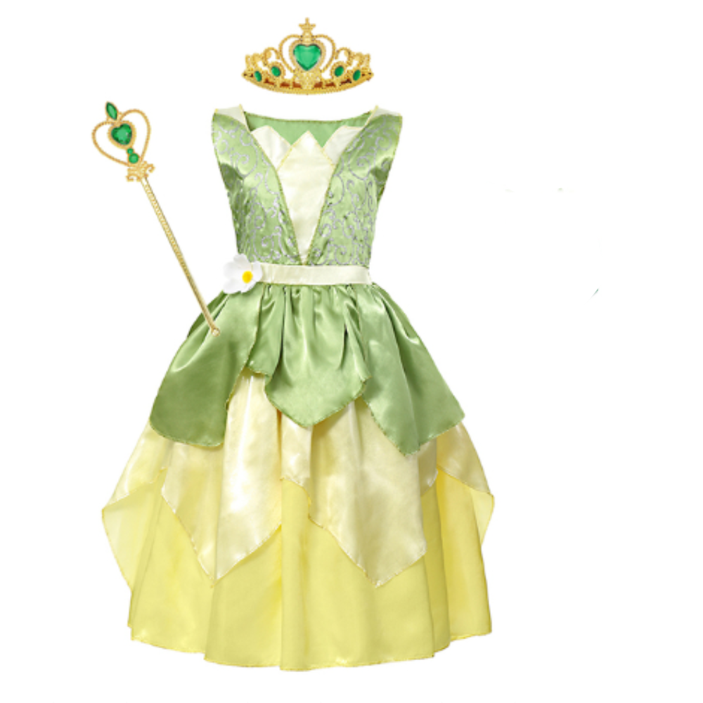 Fantasia  Princesa Tiana Dia das Crianças - (A Princesa e o Sapo)