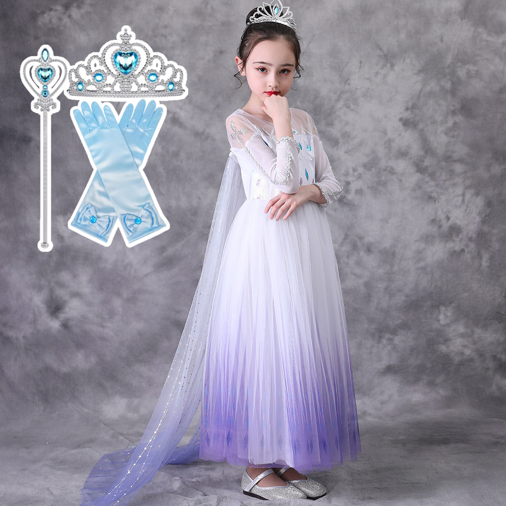 Vestido Elsa Frozen Castelo Encantado