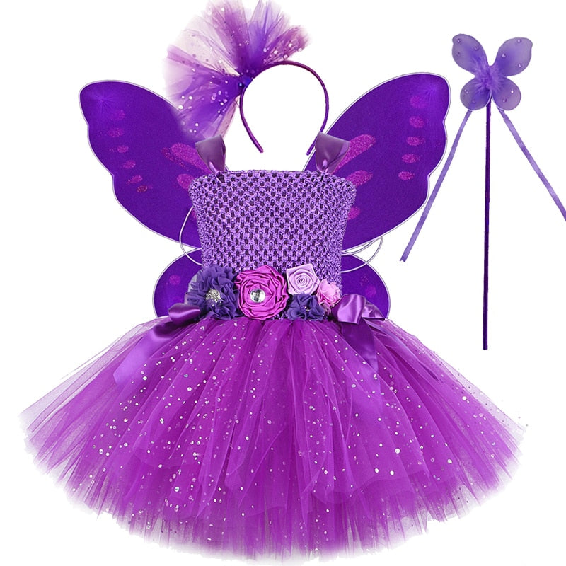 Fantasia Fada Borboleta Tutu