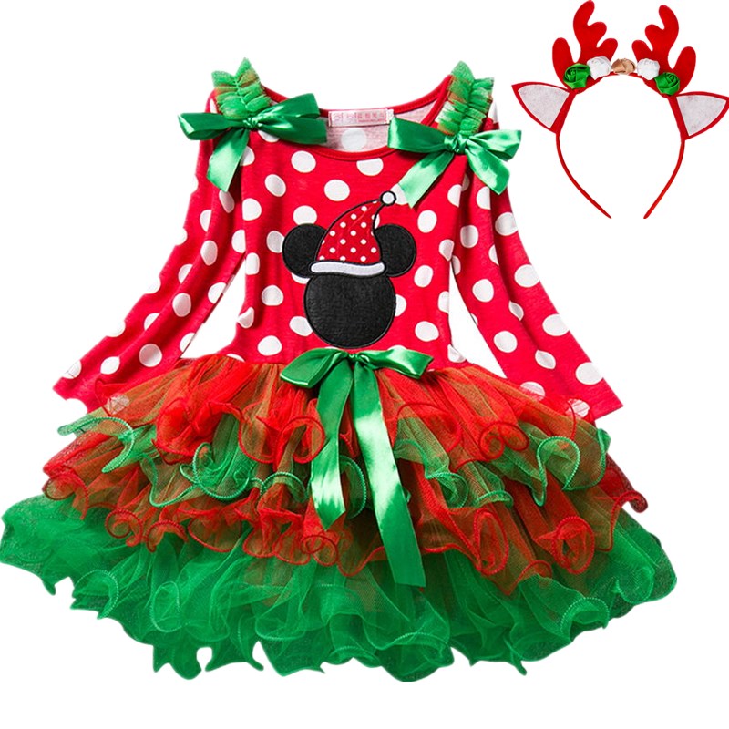 Vestido Infantil Natalino Classico