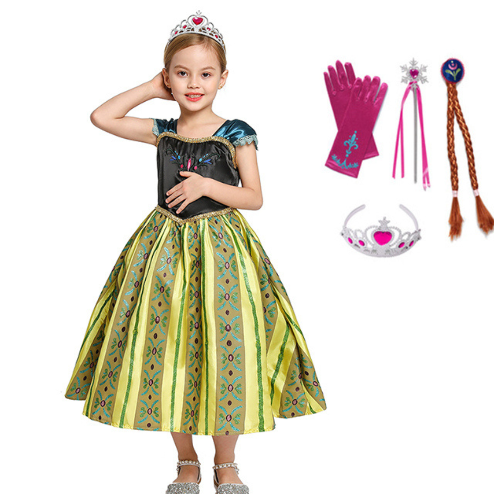 Vestido Fantasia Princesa Anna (Festa de Coroação)