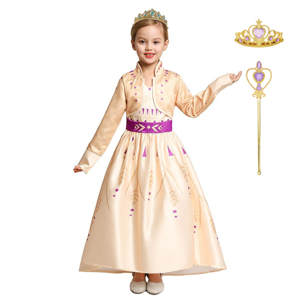 Vestido Fantasia Princesa Anna Encantada